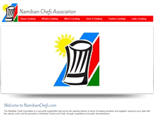 Tablet Screenshot of namibianchefs.com